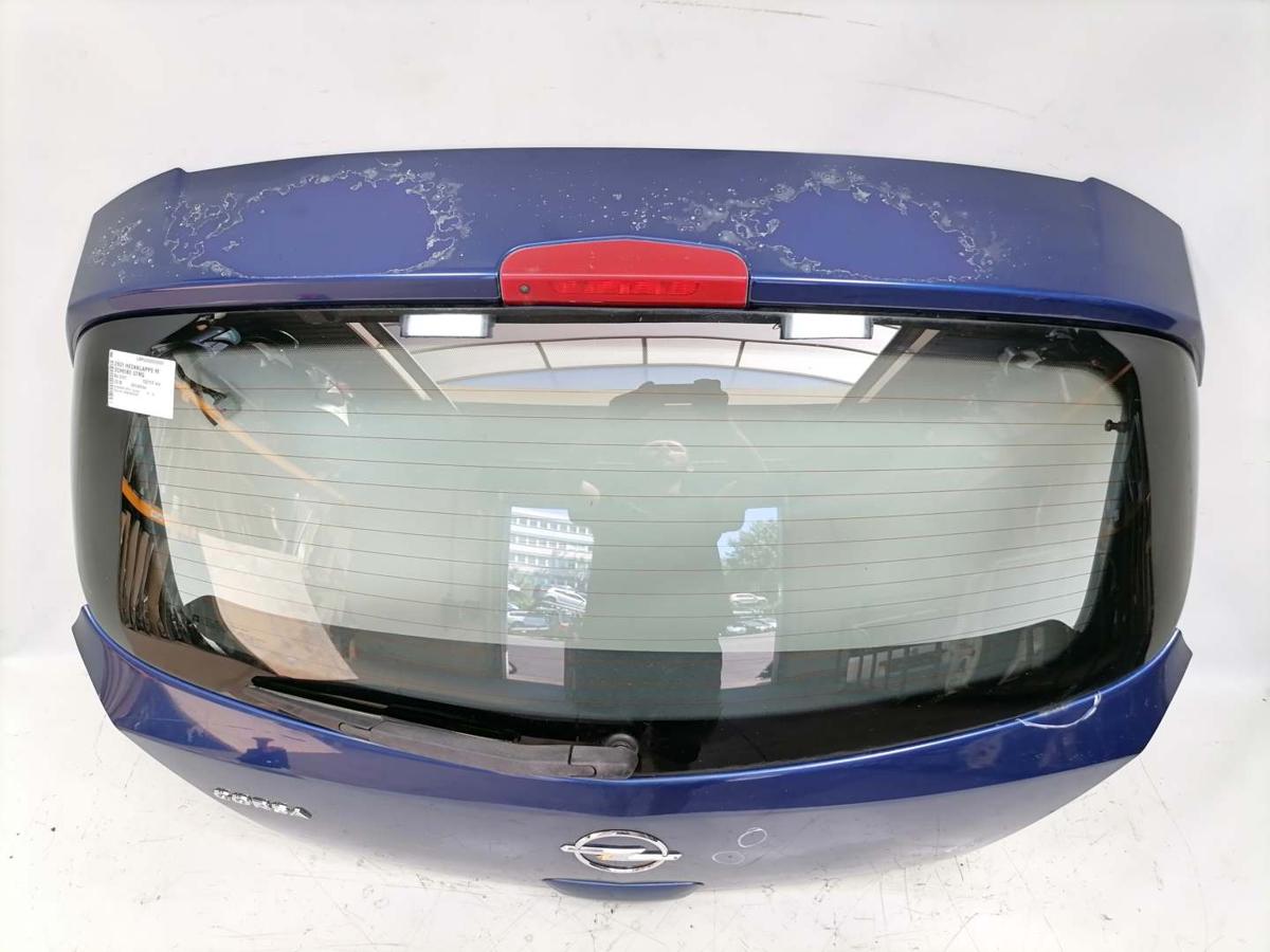 Opel Corsa D original Heckklappe mit Heckscheibe Z21B Ultrablau 5-Türer Bj.2007